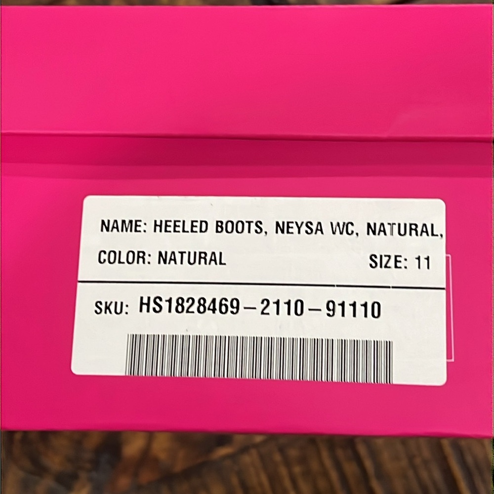 Neysa Natural suede thigh high stiletto heel boot size 11 - Picture 3 of 9
